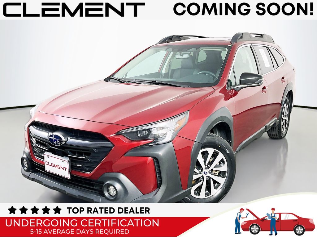 Crimson Red Pearl 2024 Subaru Outback Premium AWD SUV / Crossover All-Wheel Drive Continuously Variable Transmission