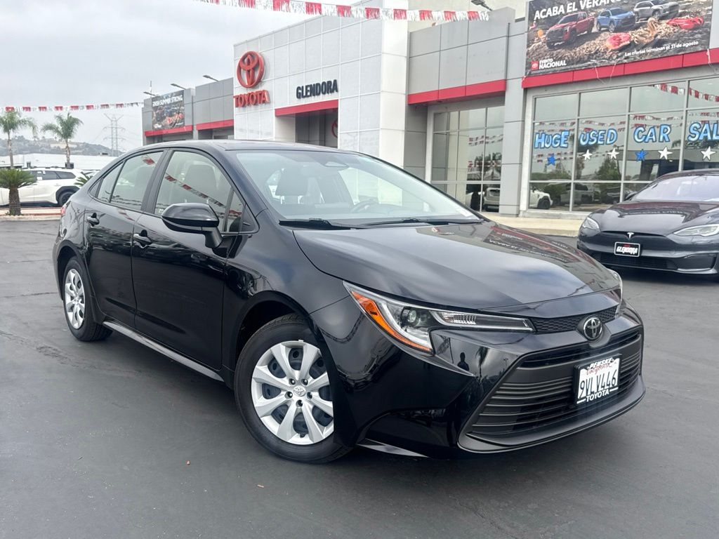 Midnight Black Metallic 2026 Toyota Corolla Sedan Front-Wheel Drive Continuously Variable Transmission