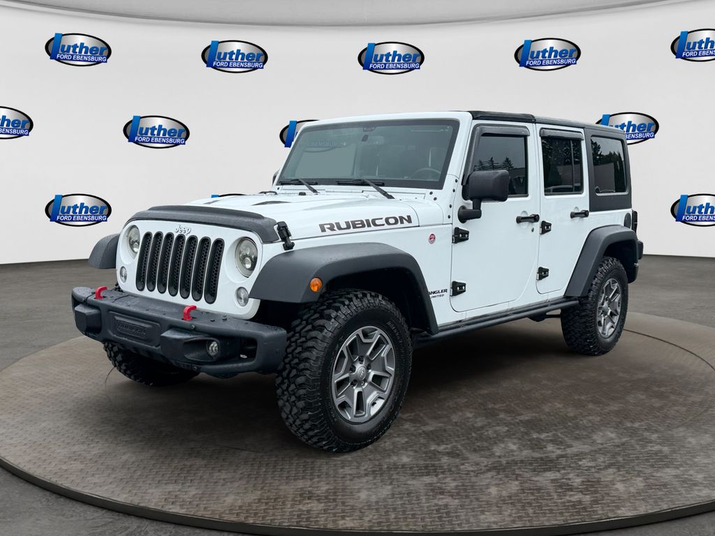 2017 Jeep Wrangler Unlimited Rubicon White/off-white at Klick Lewis Buick Chevrolet