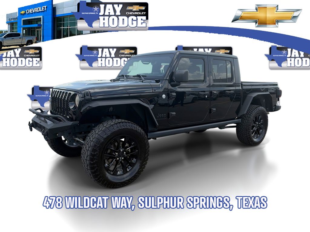 Black Clearcoat 2021 Jeep Gladiator Pickup Truck Four-Wheel Drive 8-Speed Automatic