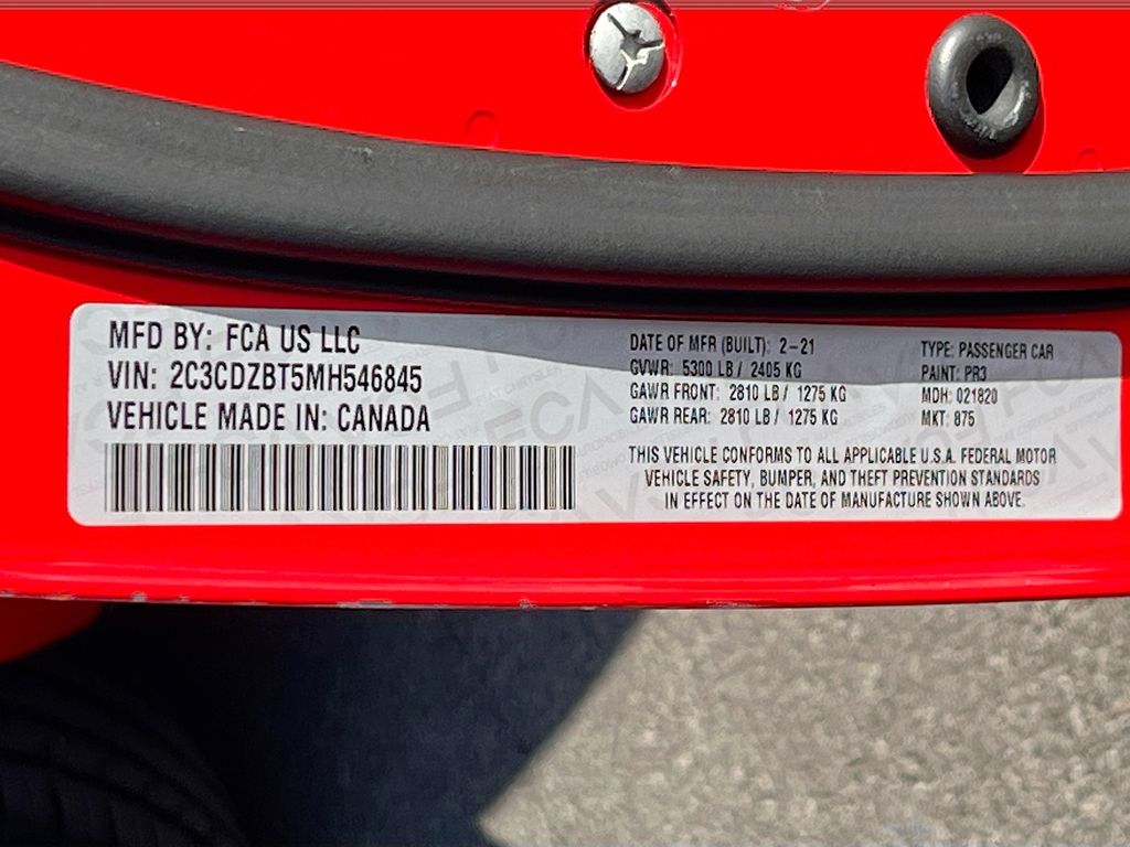 Used 2021 Red Dodge R/T image 29