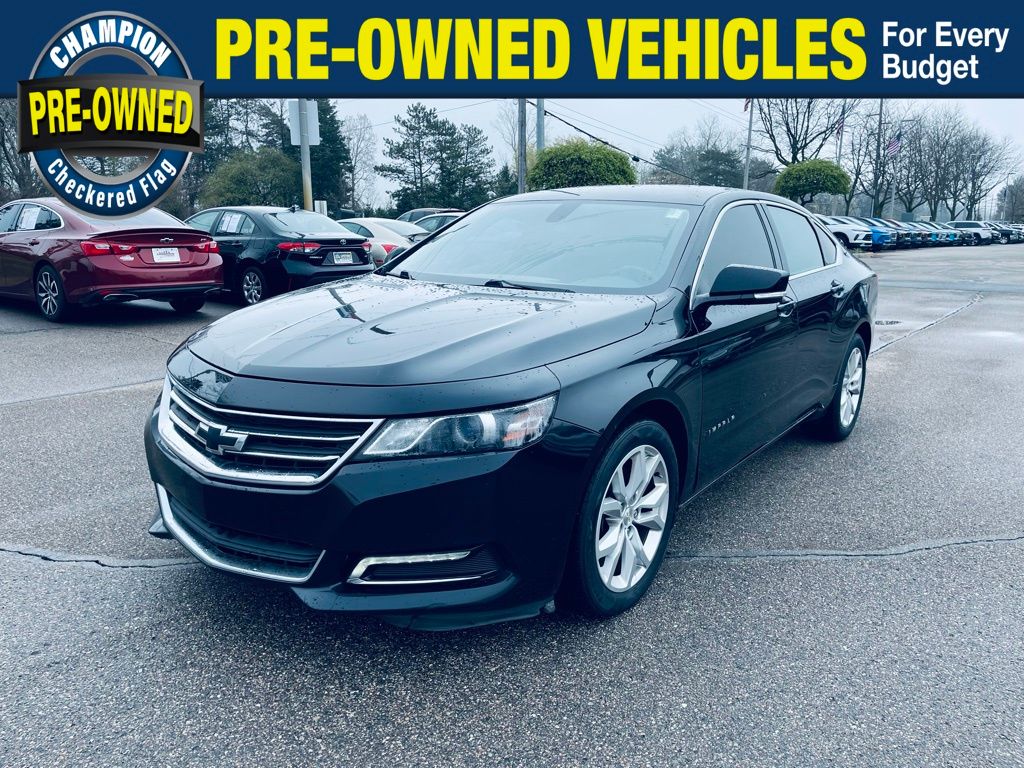Black 2018 Chevrolet Impala LT FWD Sedan Front-Wheel Drive 6-Speed Automatic Overdrive