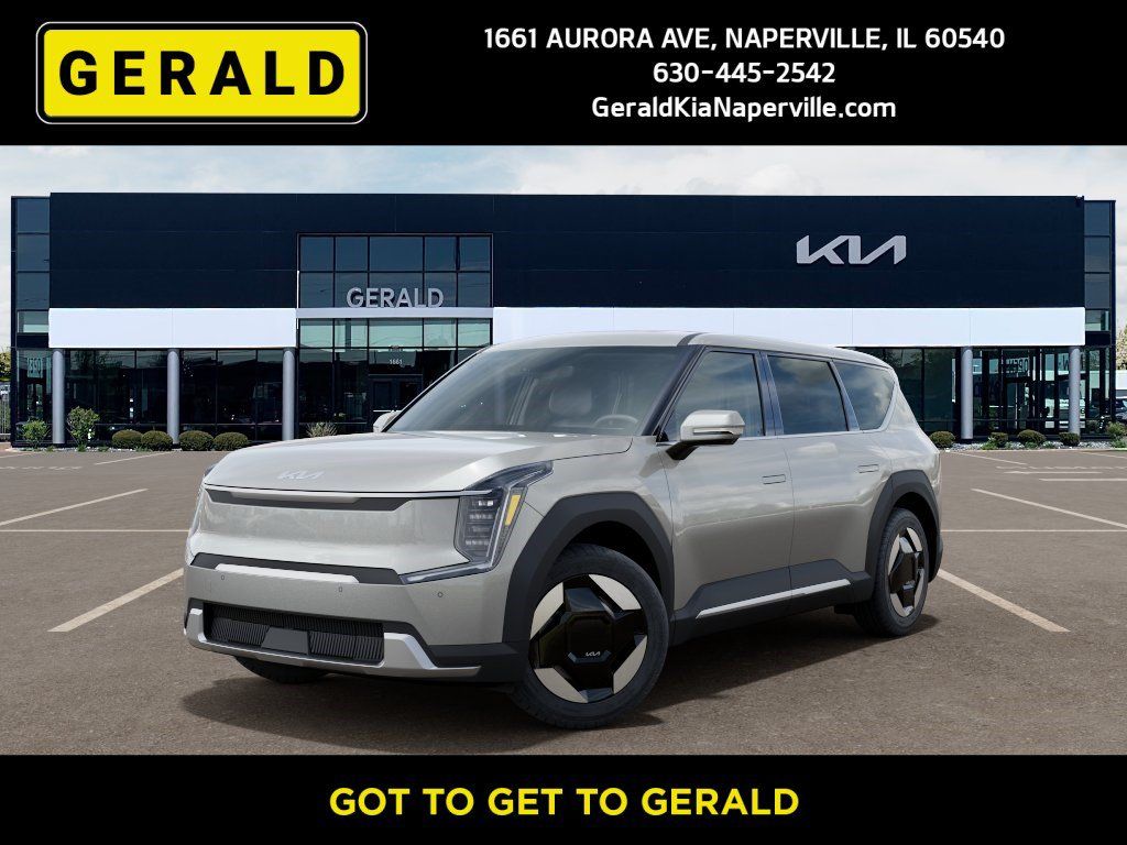 White (Ivory Silver) 2026 Kia EV9 SUV / Crossover Rear-Wheel Drive 1-Speed Automatic