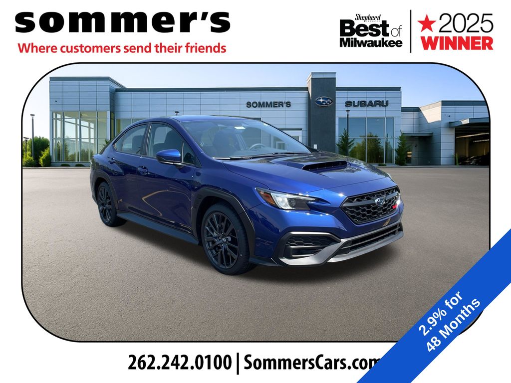 Sapphire Blue 2026 Subaru WRX Sedan All-Wheel Drive 6-Speed Manual