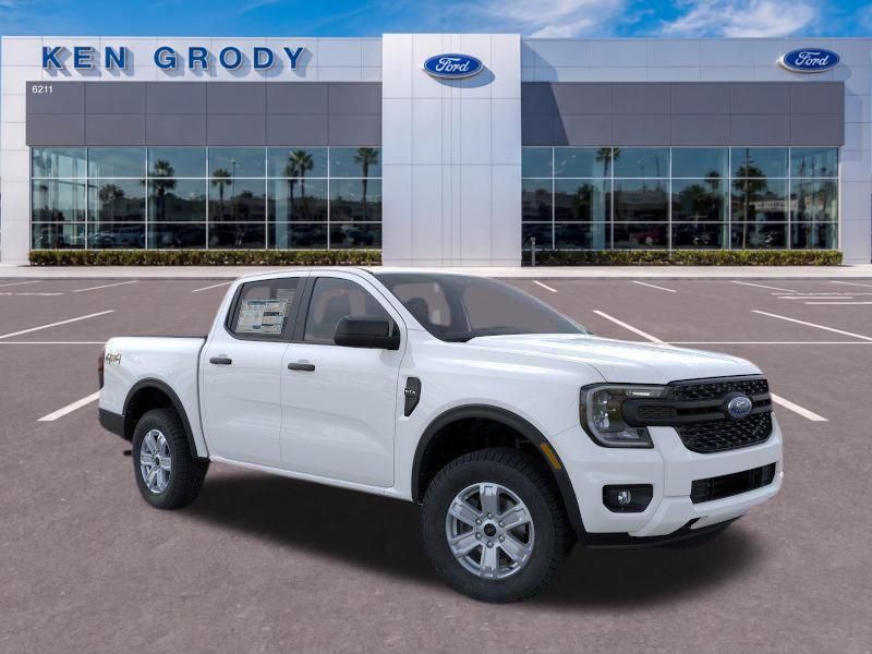 Oxford White 2026 Ford Ranger XL SuperCrew 4WD Pickup Truck Four-Wheel Drive Automatic