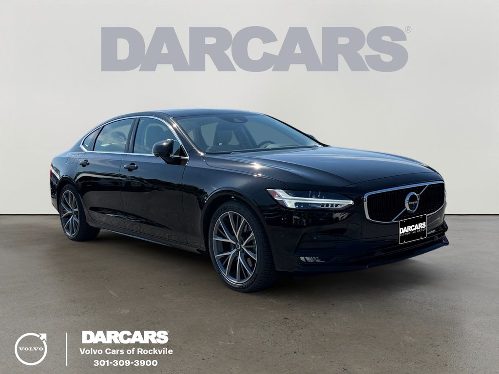Black 2020 Volvo S90 T6 Momentum AWD Sedan All-Wheel Drive Automatic