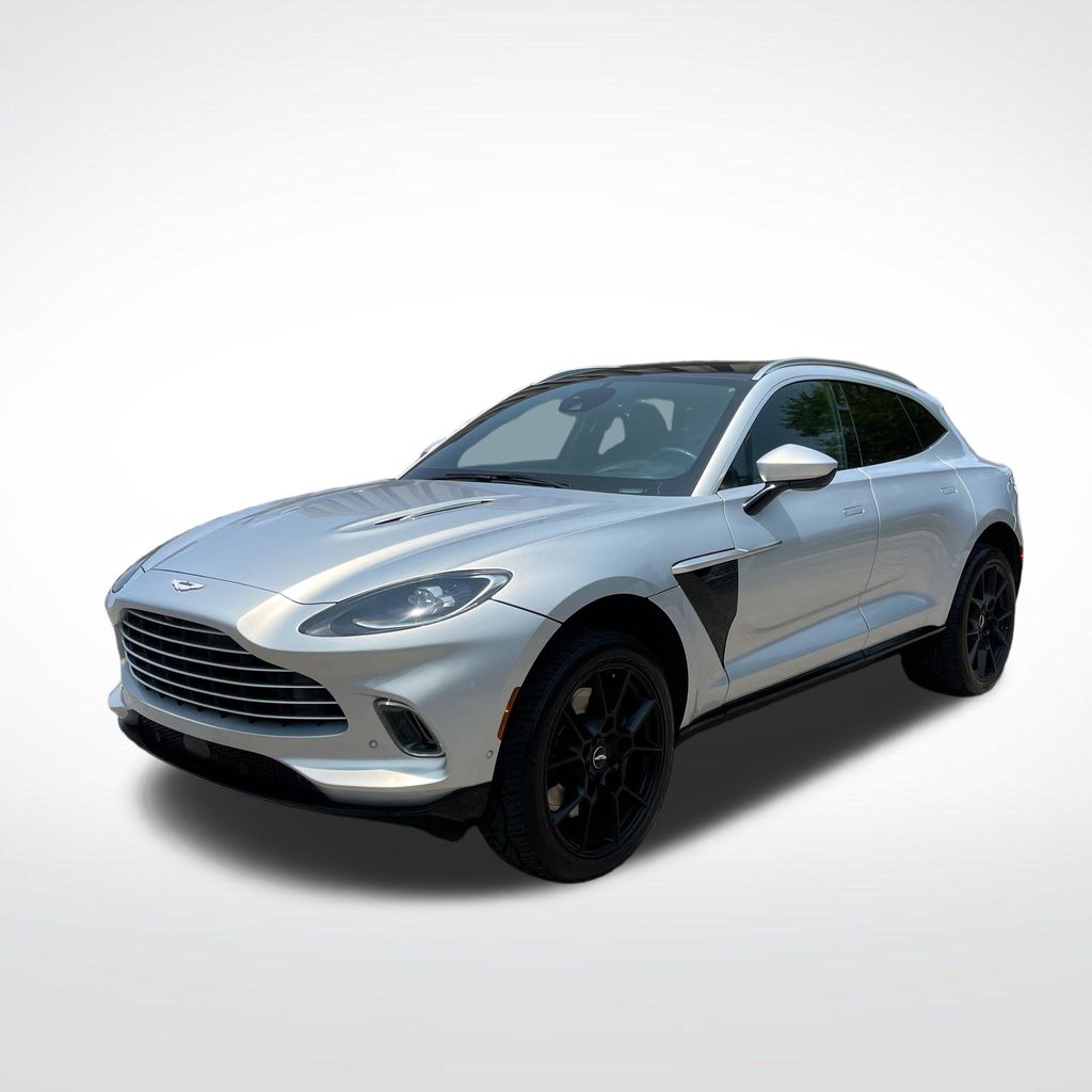Skyfall Silver 2021 Aston Martin DBX SUV / Crossover All-Wheel Drive 9-Speed Automatic