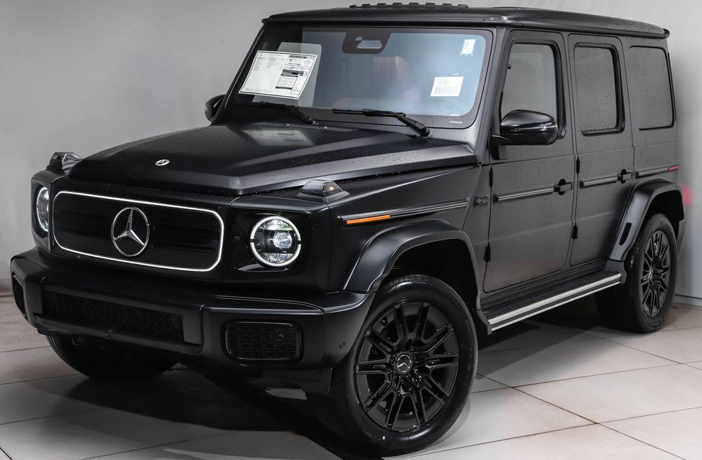 designo Magno Night Black (Matte Finish) 2026 Mercedes-Benz G-Class G 580 4MATIC with EQ Technology SUV / Crossover All-Wheel Drive 2-Speed Automatic