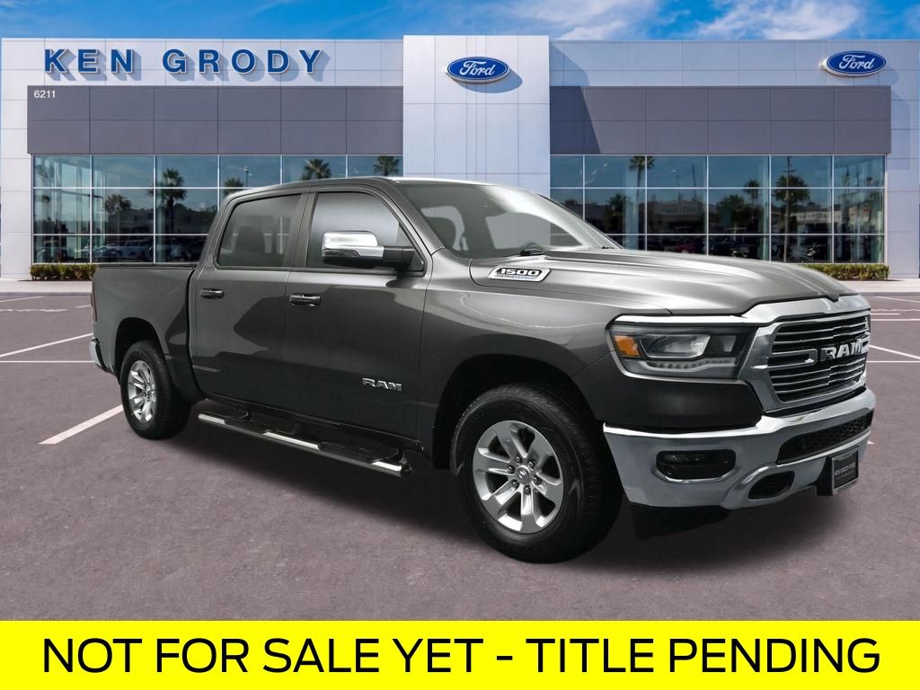 Gray (Granite Crystal Metallic Clearcoat) 2023 RAM 1500 Pickup Truck Four-Wheel Drive 8-Speed Automatic