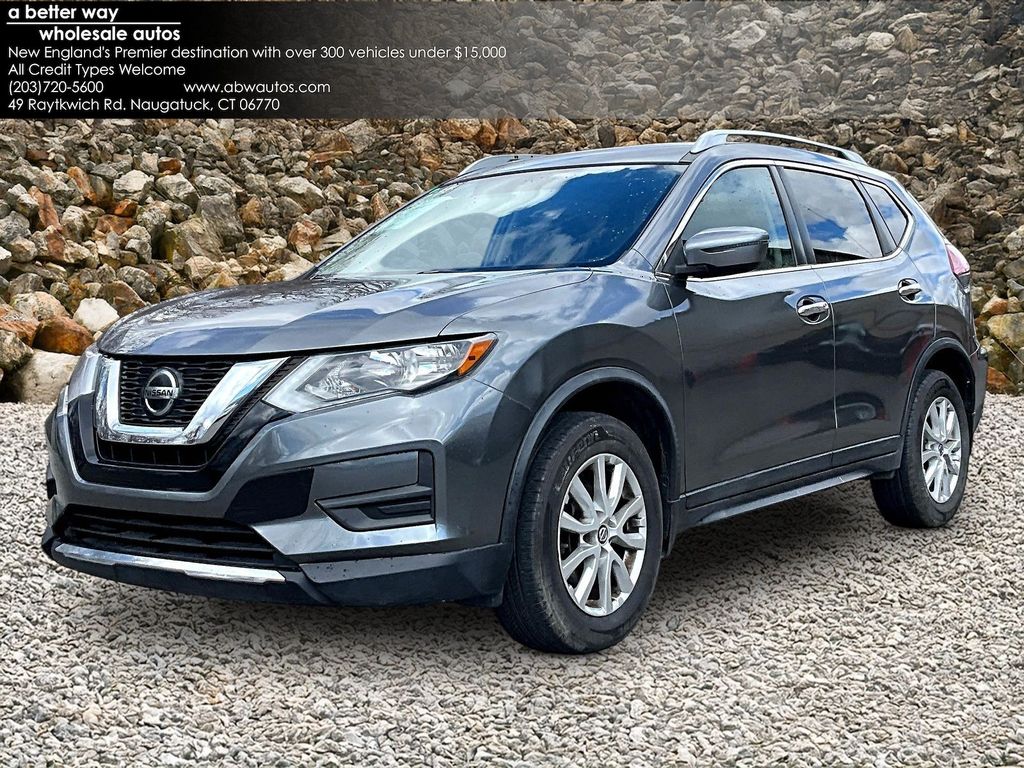 Gray (Gun Metallic) 2018 Nissan Rogue SV AWD SUV / Crossover All-Wheel Drive Continuously Variable Transmission