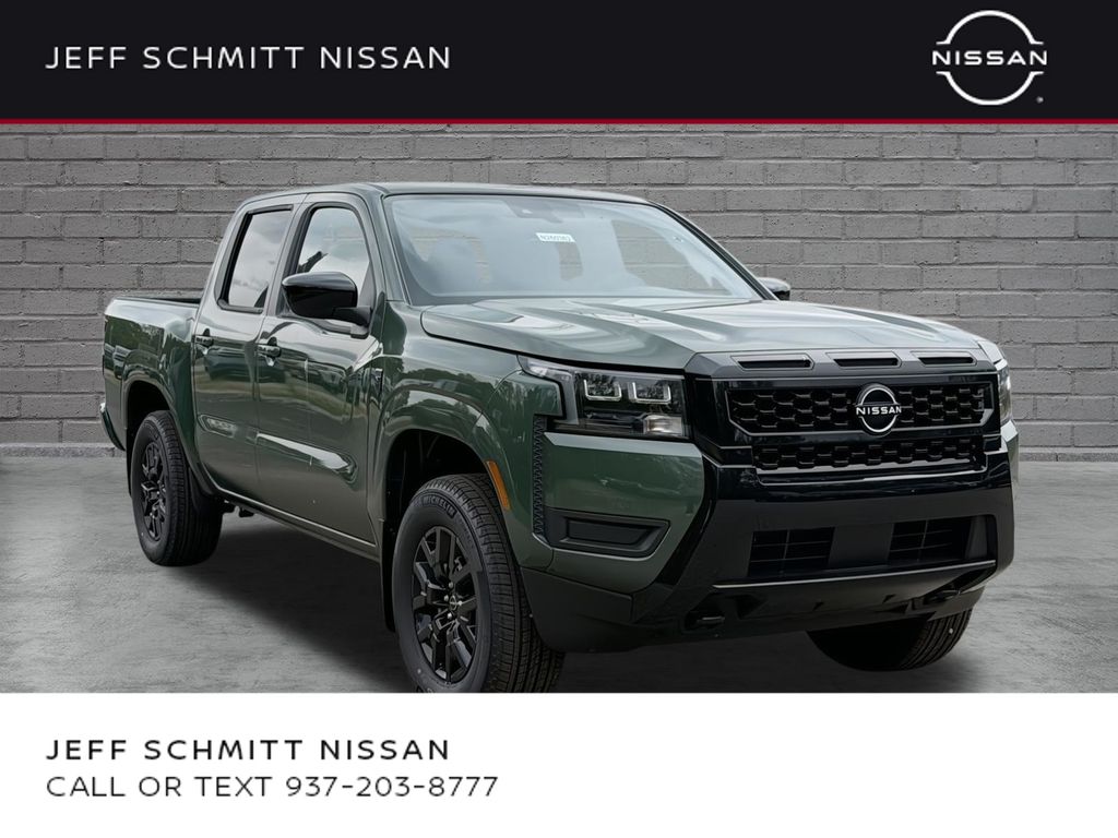 Tactical Green Metallic 2026 Nissan Frontier Pickup Truck Four-Wheel Drive 9-Speed Automatic Overdrive