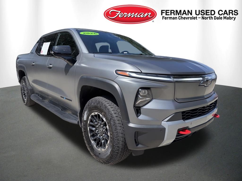 Magnus Gray Matte Metallic 2026 Chevrolet Silverado EV Pickup Truck All-Wheel Drive 1-Speed Automatic