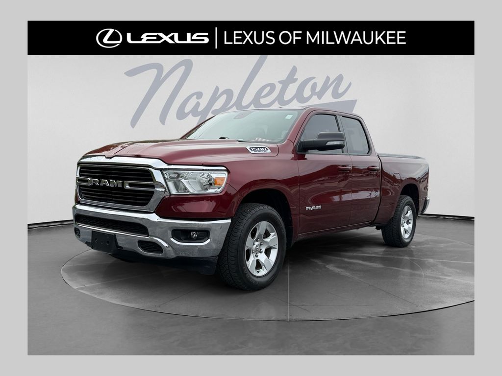 Delmonico Red Pearlcoat 2021 RAM 1500 Pickup Truck Four-Wheel Drive 8-Speed Automatic