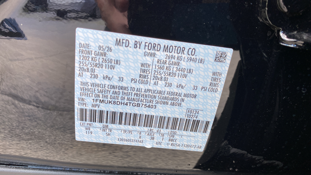 New 2026 Agate Black Metallic Ford Active image 29