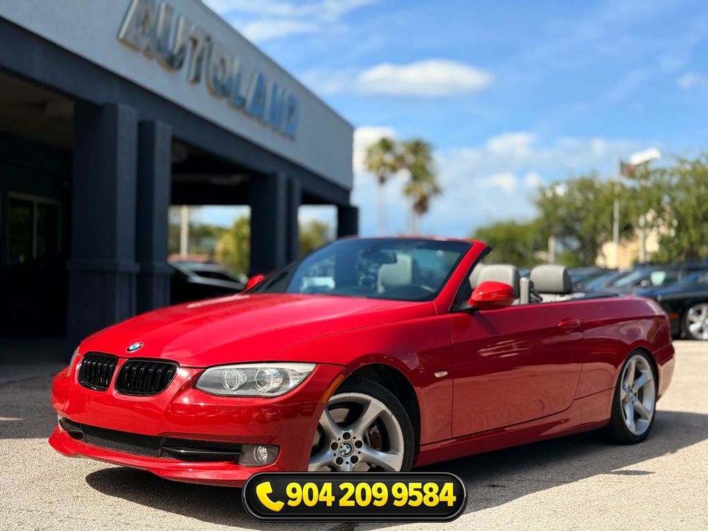 Crimson Red 2013 BMW 3 Series 335i Convertible RWD Convertible Rear-Wheel Drive 6-Speed Automatic