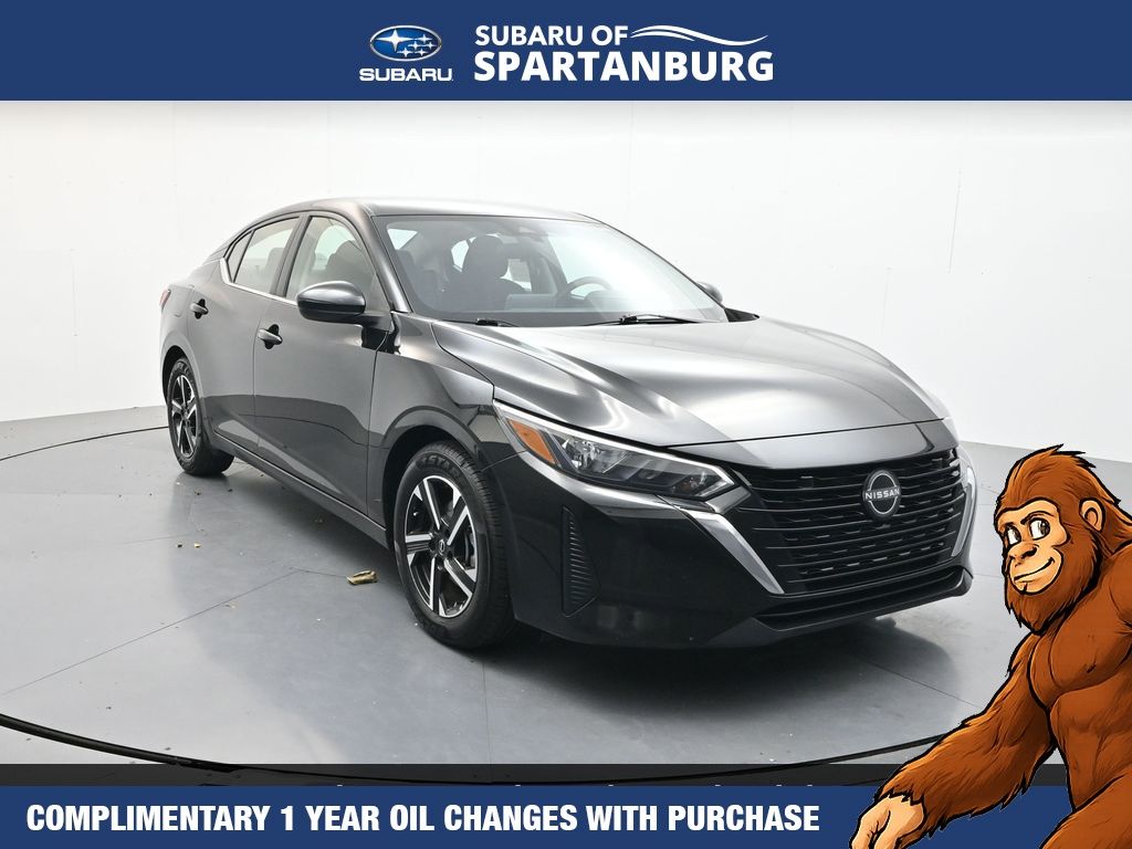 Super Black 2024 Nissan Sentra Sedan Front-Wheel Drive Continuously Variable Transmission