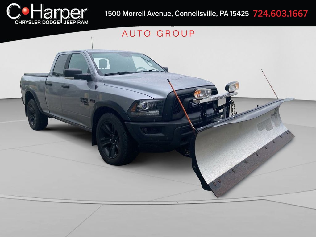 Billet Silver Metallic Clearcoat 2021 RAM 1500 Pickup Truck Four-Wheel Drive 8-Speed Automatic