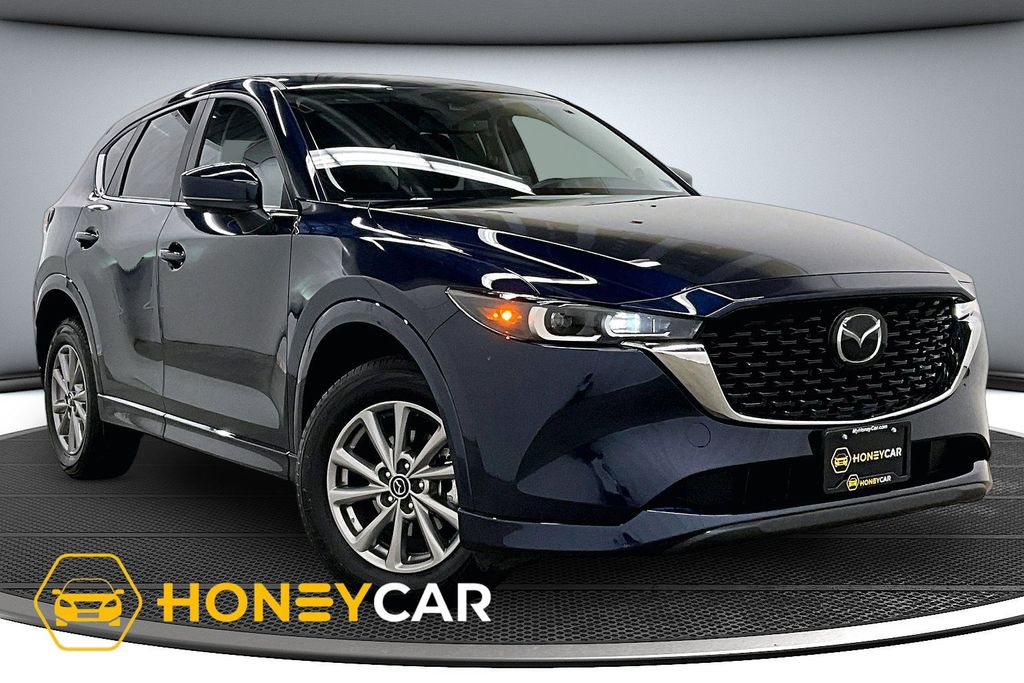 Deep Crystal Blue Mica 2025 Mazda CX-5 2.5 S Preferred AWD SUV / Crossover All-Wheel Drive 6-Speed Automatic