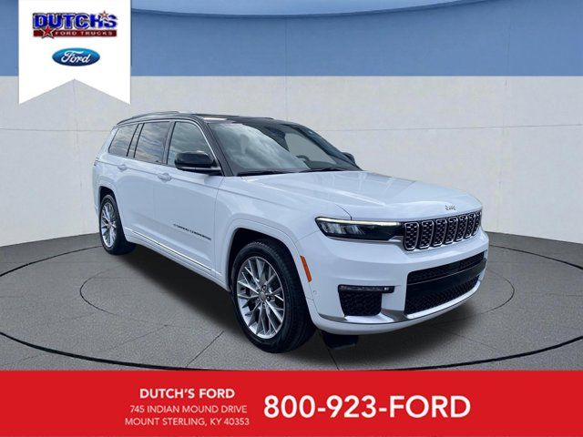 Bright White Clearcoat 2022 Jeep Grand Cherokee L Summit 4WD SUV / Crossover Four-Wheel Drive 8-Speed Automatic