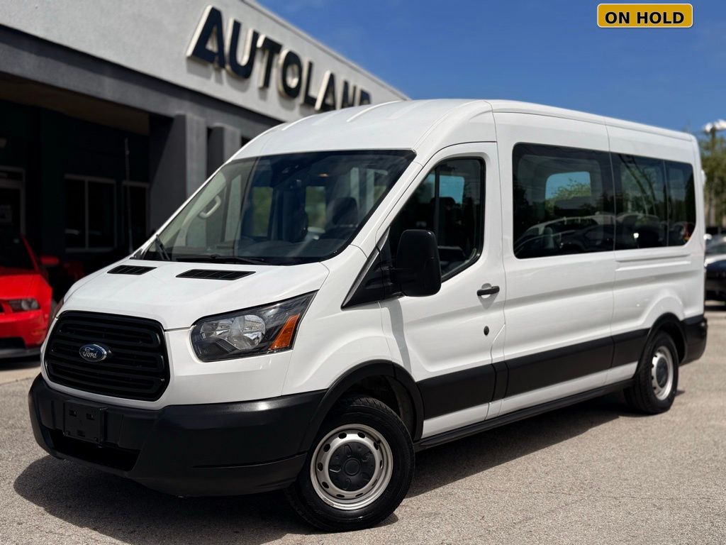 Oxford White 2019 Ford Transit Passenger Van Rear-Wheel Drive 6-Speed Automatic Overdrive