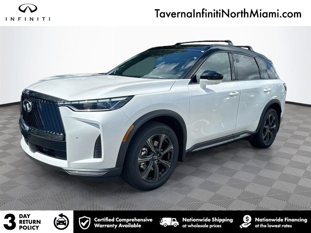 White / Black 2027 INFINITI QX60 SUV / Crossover All-Wheel Drive 9-Speed Automatic