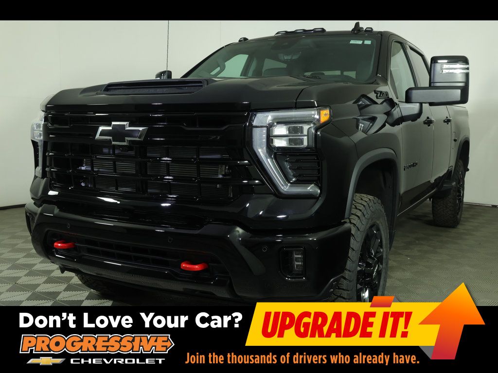 Black 2026 Chevrolet Silverado 2500HD Pickup Truck Four-Wheel Drive Automatic