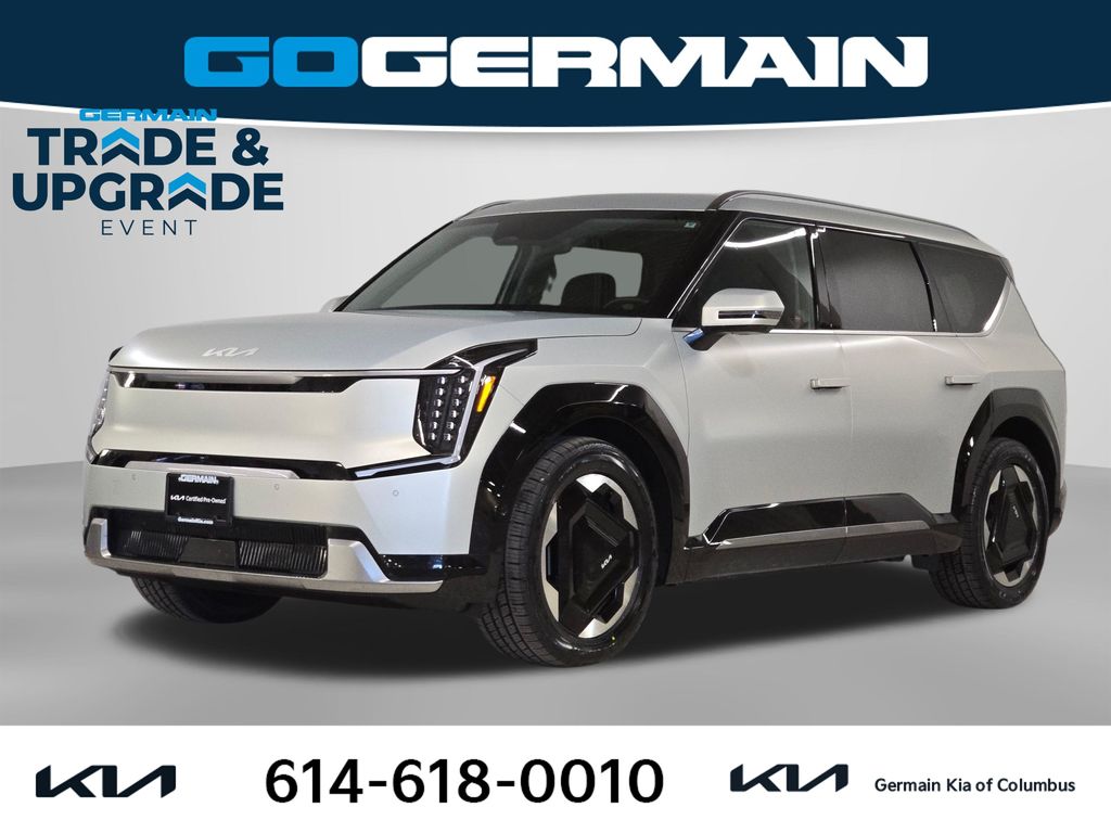 White (Ivory Silver Matte) 2024 Kia EV9 Land AWD SUV / Crossover All-Wheel Drive 1-Speed Automatic