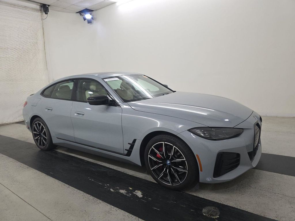 Brooklyn Gray Metallic 2023 BMW i4 Sedan Rear-Wheel Drive Automatic