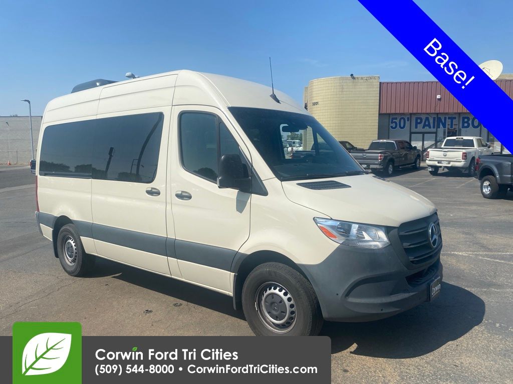 Calcite Yellow 2023 Mercedes-Benz Sprinter Van Rear-Wheel Drive 9-Speed Automatic