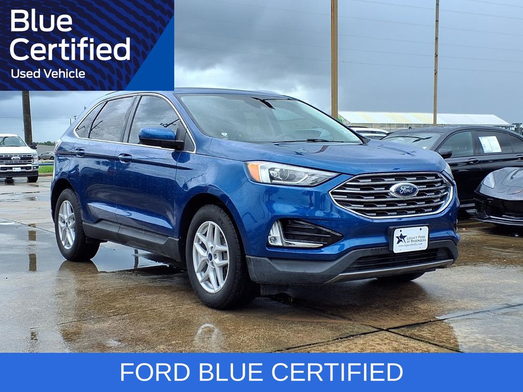 2021 Ford Edge SEL Blue at Legacy Ford