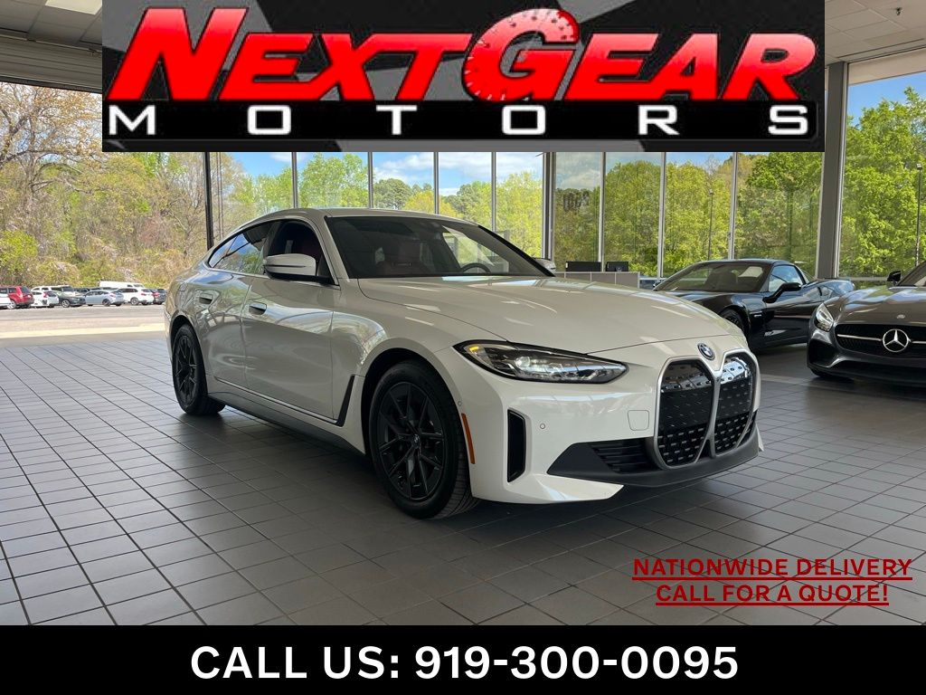 Alpine White 2023 BMW i4 eDrive40 Gran Coupe FWD Sedan Rear-Wheel Drive Automatic