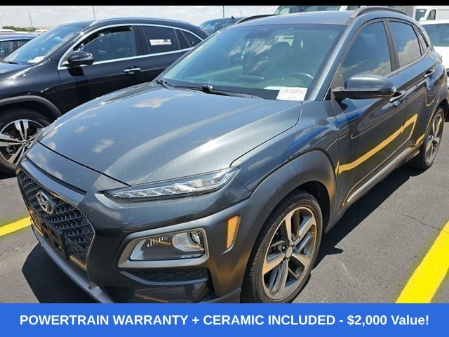 Thunder Gray 2018 Hyundai Kona SUV / Crossover Front-Wheel Drive 7-Speed Automatic