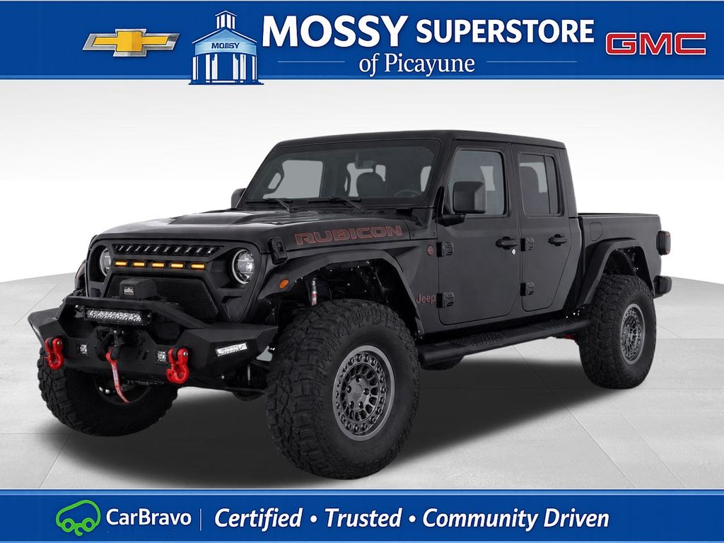 Black Clearcoat 2021 Jeep Gladiator Pickup Truck Four-Wheel Drive 8-Speed Automatic