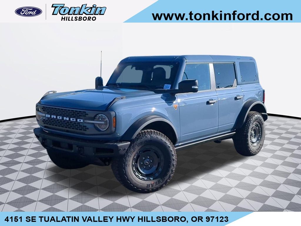Blue (Azure Gray Metallic Tri-Coat) 2025 Ford Bronco SUV / Crossover Four-Wheel Drive Automatic
