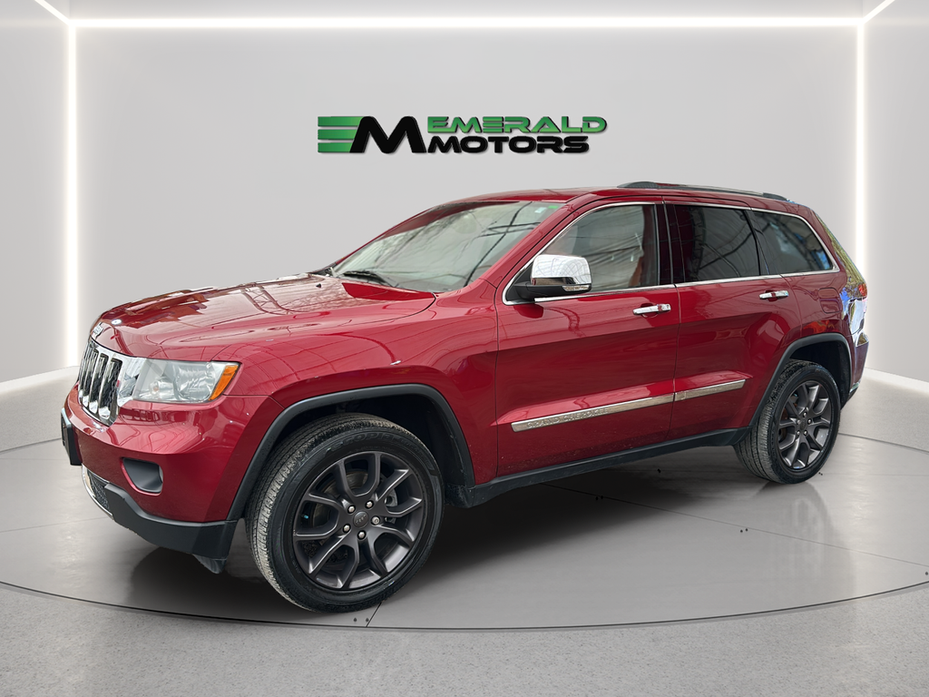 Deep Cherry Red Crystal Pearlcoat 2012 Jeep Grand Cherokee Overland 4WD SUV / Crossover Four-Wheel Drive 5-Speed Automatic