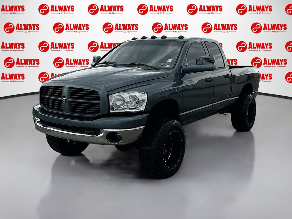 Brilliant Black Crystal Pearlcoat 2008 Dodge RAM 3500 Pickup Truck Four-Wheel Drive 6-Speed Automatic