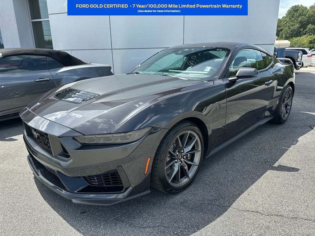 Gray Metallic 2024 Ford Mustang Coupe Rear-Wheel Drive Automatic