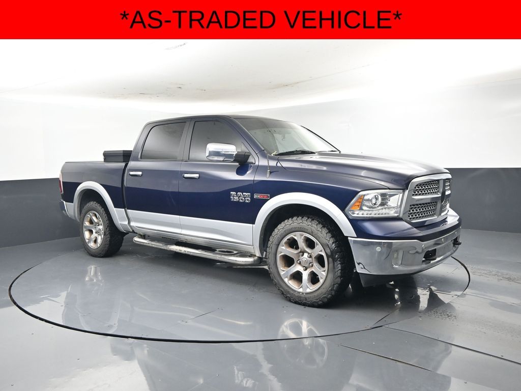 True Blue Pearlcoat 2017 RAM 1500 Pickup Truck Four-Wheel Drive 8-Speed Automatic