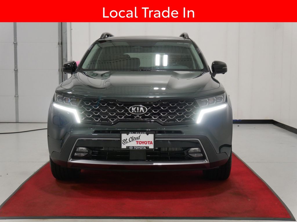 Used 2021 Kia Sorento X-Line with VIN 5XYRKDLF6MG012324 for sale in Waite Park, Minnesota