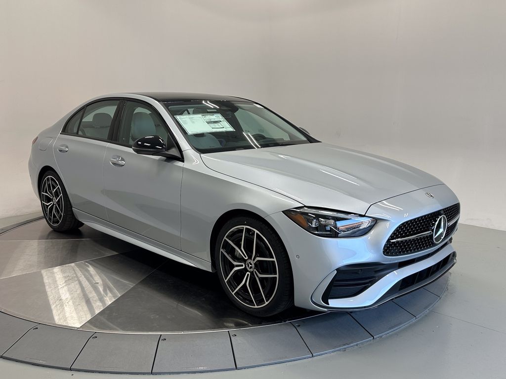 Cirrus Silver Metallic 2026 Mercedes-Benz C-Class C 300 4MATIC Sedan All-Wheel Drive 9-Speed Automatic