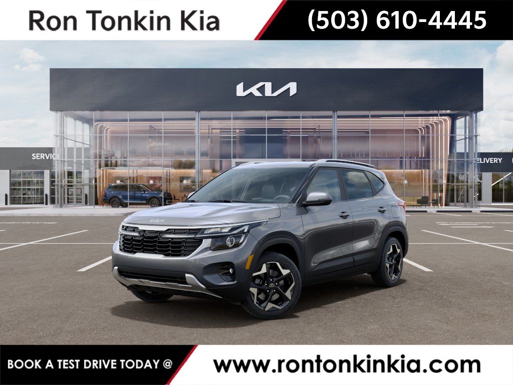 Steel Gray 2026 Kia Seltos SUV / Crossover All-Wheel Drive Continuously Variable Transmission