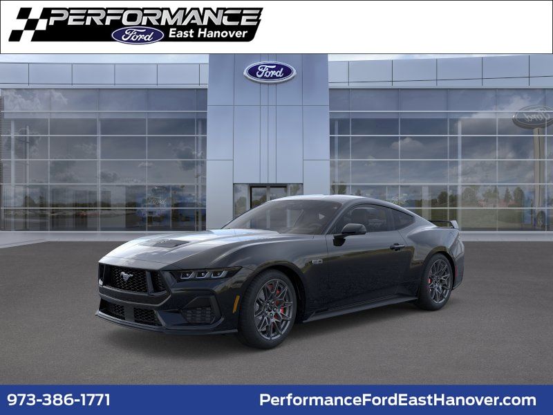 Black (SHADOW BLK) 2025 Ford Mustang GT Premium Fastback RWD Coupe Rear-Wheel Drive Automatic