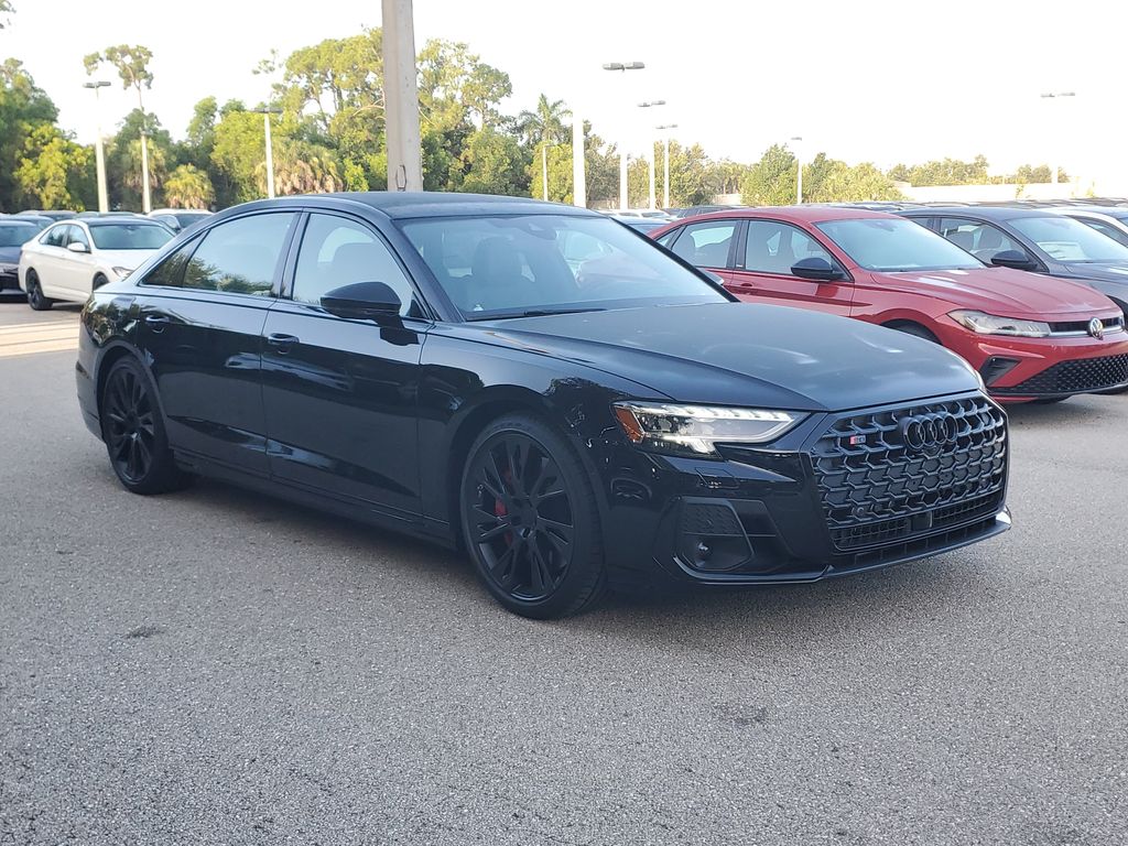 Black 2026 Audi S8 Sedan All-Wheel Drive 8-Speed Automatic