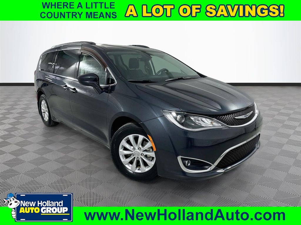 Gray (Steel Metallic) 2019 Chrysler Pacifica Touring Plus FWD Minivan Front-Wheel Drive 9-Speed Automatic