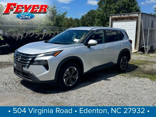 Brilliant Silver Metallic 2024 Nissan Rogue SUV / Crossover All-Wheel Drive Continuously Variable Transmission