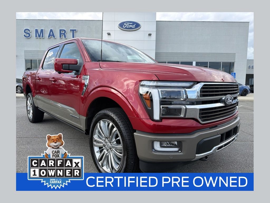 Rapid Red Metallic Tinted Clearcoat 2025 Ford F-150 Pickup Truck Four-Wheel Drive Automatic