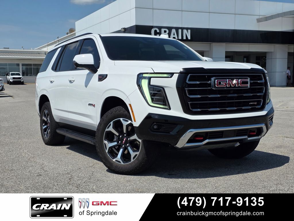 Summit White 2025 GMC Yukon SUV / Crossover Four-Wheel Drive