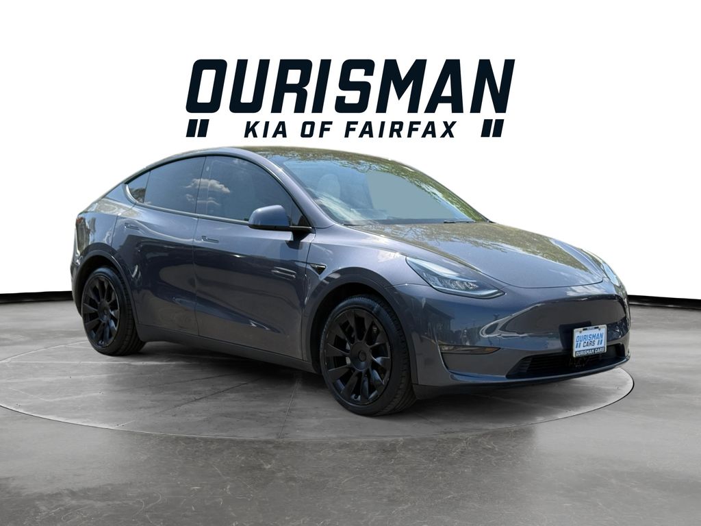 Midnight Silver Metallic 2021 Tesla Model Y Long Range AWD SUV / Crossover All-Wheel Drive 1-Speed Automatic