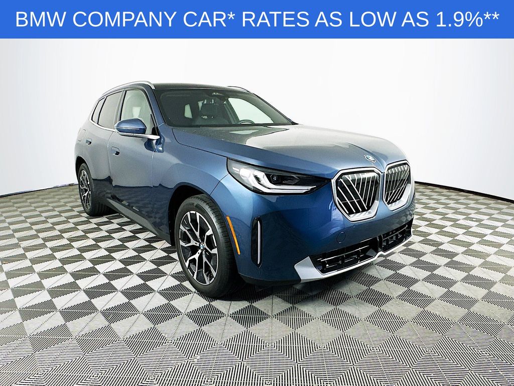 Blue 2025 BMW X3 30 xDrive SUV / Crossover All-Wheel Drive 8-Speed Automatic