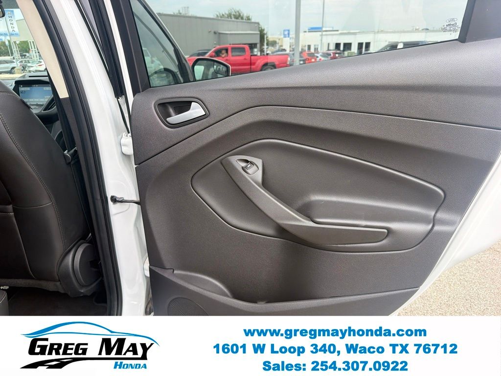 2018 Ford Escape SEL White at Greg May Honda